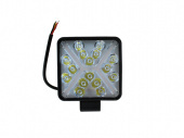 Фара п/т LED 16LED-46W (с габаритной желтой подсветкой) квадратная МАЗ Ф-1444 FURA