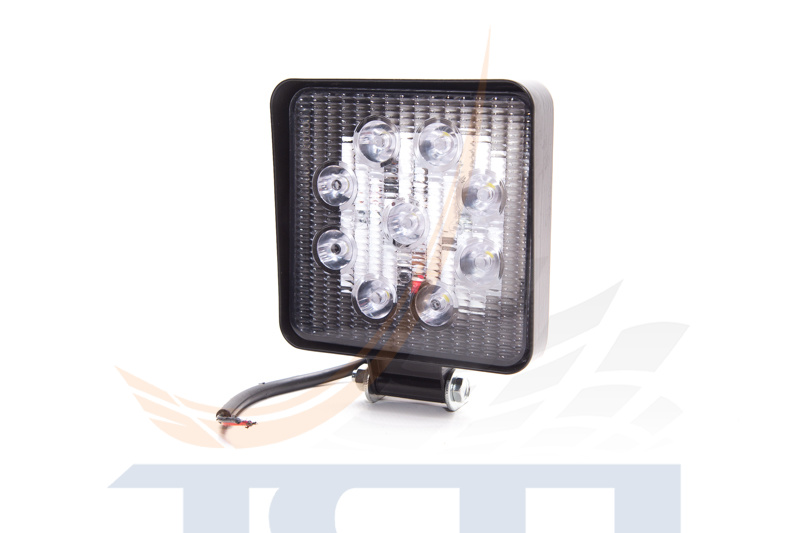 Фара противотуманная 9LED 27W 25 мм квадратная (дальний свет) ФА-0254 ДС FURA - 3