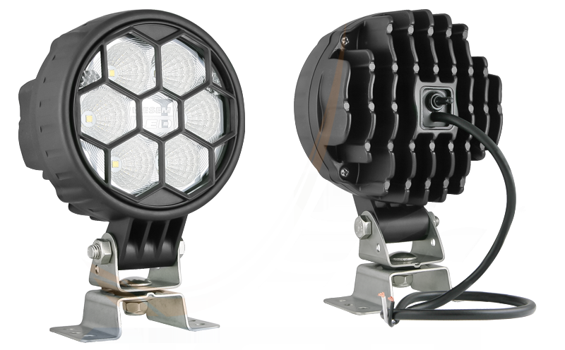 Фара рабочего света со светодиодами LED с кронштейном omega с проводом CRC3E.50382 WESEM ПОЛЬША - 3