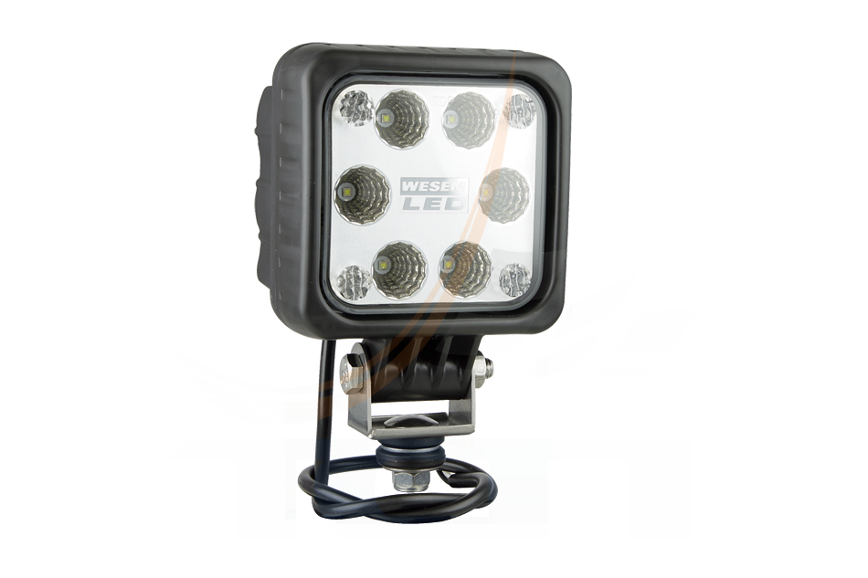Фара рабочего света со светодиодами LED с проводом 2500lm - модуль LED 12V-24V/провод 0/5 м LED6F.4 - 3
