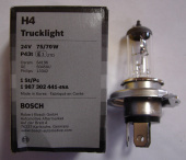 Лампа автомобильная 24V H-4 70-75W 1987302441 BOSCH ГЕРМАНИЯ