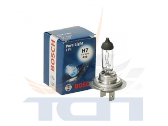 Лампа автомобильная 12V H7 55W Pure light 1987302071 BOSCH ГЕРМАНИЯ - 2