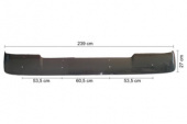 Козырек солнцезащитный дымка DAF XF105 2005>/XF95 1/XF95 2 2002-2006 T150019 ТСП КИТАЙ